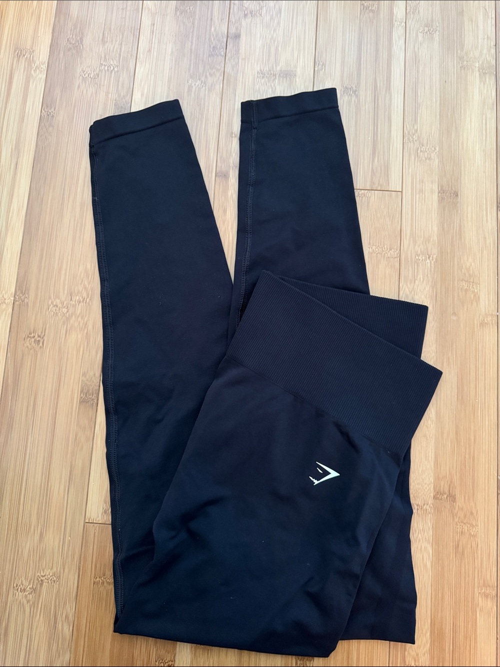 Gymshark Kids Black High-Waist Sports Leggings